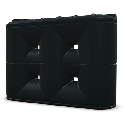 4000L Slimline Water Tank Black