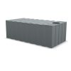 2000L under deck water tank - gull grey