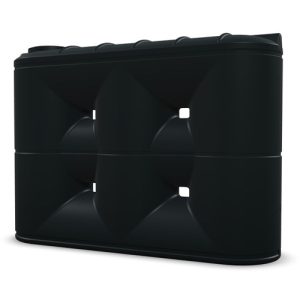 4000L Slimline Water Tank - Black