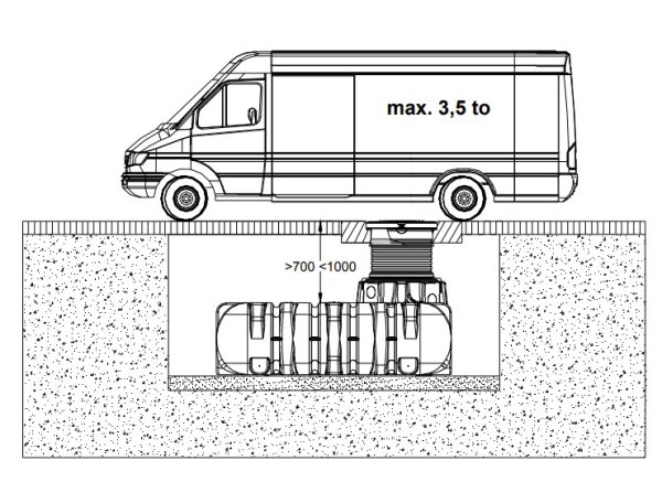 Under Driveway Tank Diagram