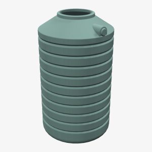 1000L CT-RD1000 Poly Round Water Tank