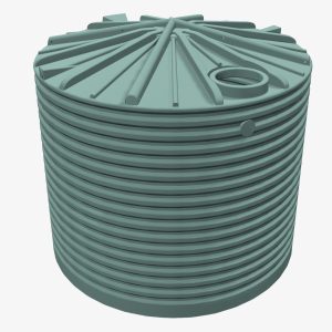 13600L CT-RD13600 Poly Round Water Tank