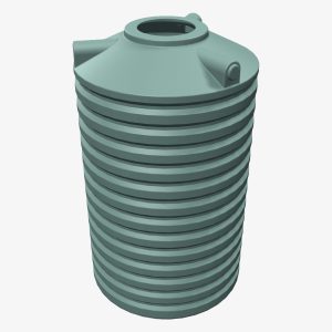 2000L CT-RD2000 Poly Round Water Tank