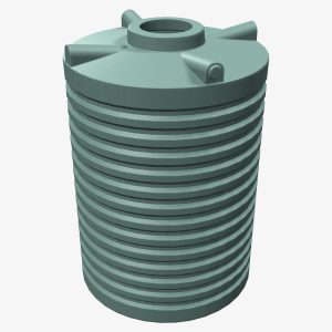 3000L CT-RD3000 Poly Round Water Tank